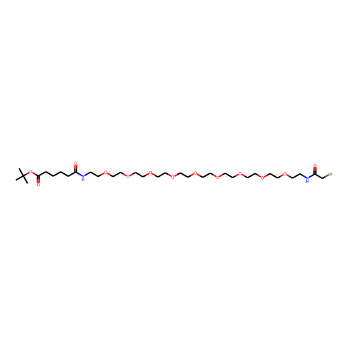 Bromoacetamido-PEG9-ethylcarbamoyl-C4-Boc图片