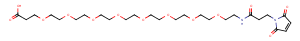 Mal-amido-PEG8-C2-acid图片