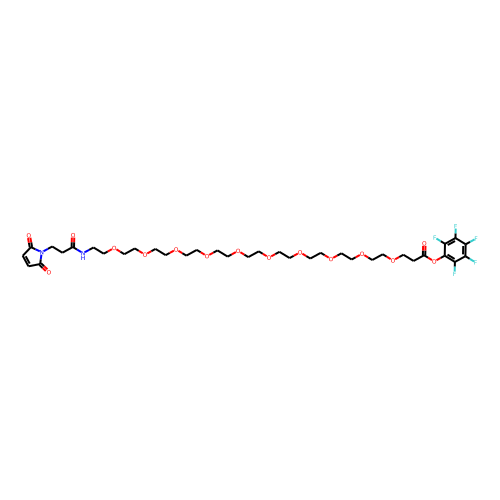 Mal-NH-PEG10-CH2CH2COOPFP ester图片