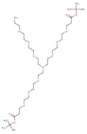 N-(Amino-PEG3)-N-bis(PEG3-Boc)图片