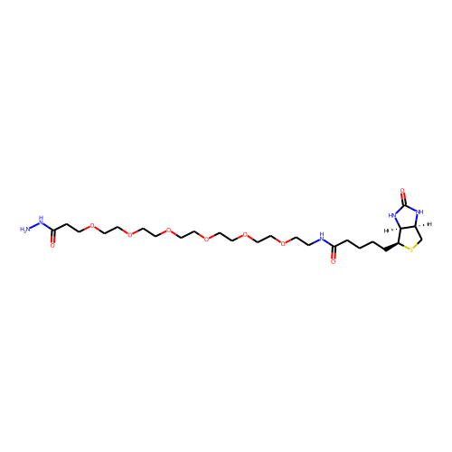 (+)-Biotin-PEG6-hydrazide图片