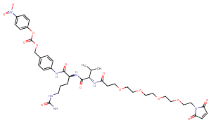 Mal-PEG4-Val-Cit-PAB-PNP图片