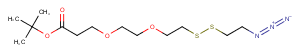 Azidoethyl-SS-PEG2-Boc图片