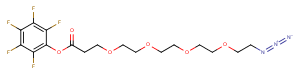 N3-PEG4-C2-Pfp ester图片