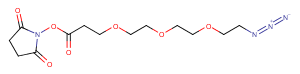 N3-PEG3-C2-NHS ester图片
