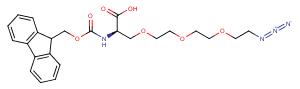 Azide-PEG3-L-alanine-Fmoc图片