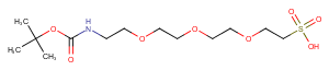 Boc-NH-PEG3-sulfonic acid图片