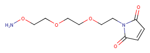 Mal-PEG2-oxyamine图片