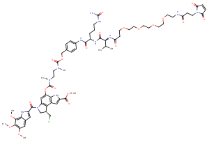 Mal-PEG4-VC-PAB-DMEA-Seco-Duocarmycin SA图片