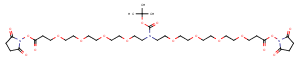 N-Boc-N-bis(PEG4-NHS ester)图片
