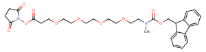 Fmoc-NMe-PEG4-NHS ester图片