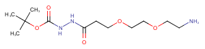 Amino-PEG2-C2-hydrazide-Boc图片