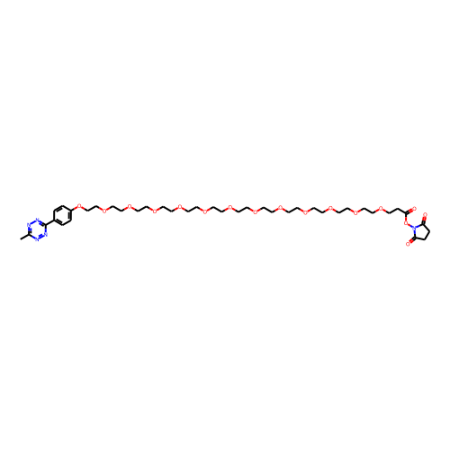 Methyltetrazine-PEG13-NHS ester图片