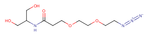2-(Azido-PEG2-amido)-1,3-propandiol图片