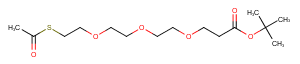 S-acetyl-PEG3-Boc图片