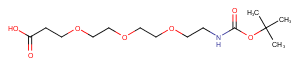Boc-N-amido-PEG3-acid图片