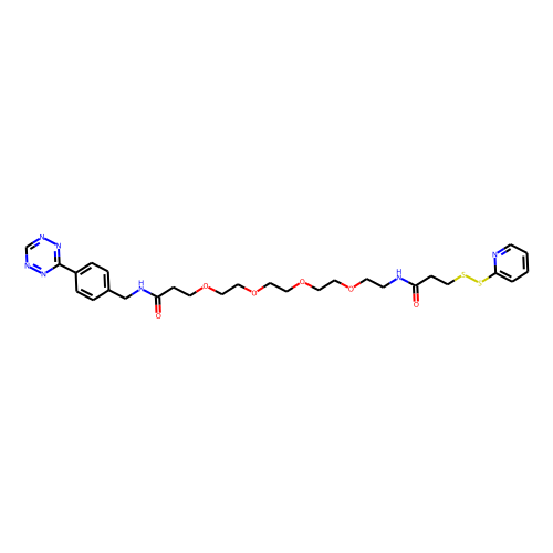 Tetrazine-PEG4-SS-Py图片