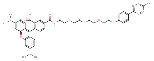TAMRA-PEG4-methyltetrazine图片