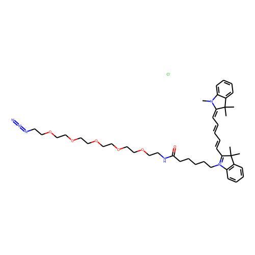 Cy5-PEG5-azide图片