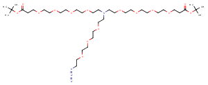 N-(Azido-PEG3)-N-bis(PEG4-Boc)图片