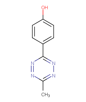 4-(6-Methyl-1,2,4,5-tetrazin-3-yl)phenol图片