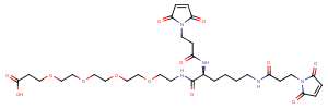Bis-Mal-Lysine-PEG4-acid图片