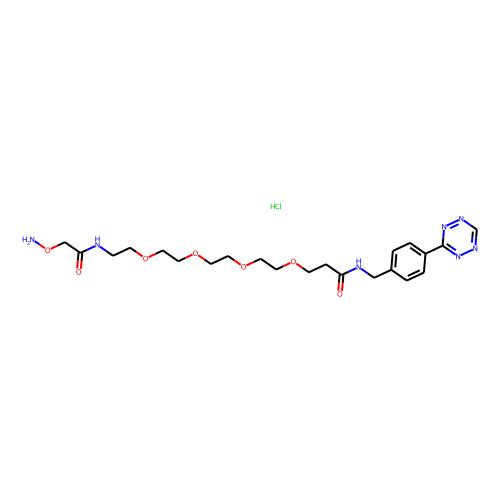 Tetrazine-PEG4-oxyamine hydrochloride图片