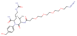 Azido-PEG4-Val-Cit-PAB-OH图片