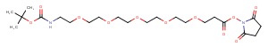 Boc-N-PEG5-C2-NHS ester图片