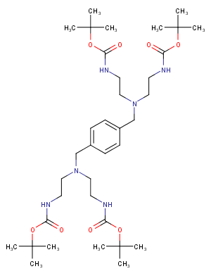 Ph-Bis(C1-N-(C2-NH-Boc)2)ͼƬ