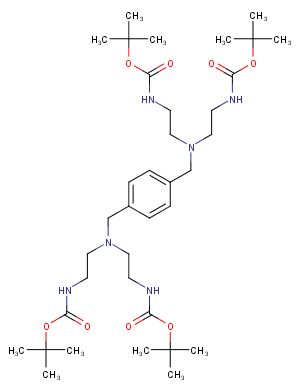 Ph-Bis(C1-N-(C2-NH-Boc)2)图片