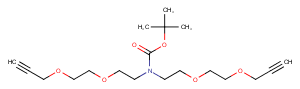 N-Boc-N-bis(PEG2-propargyl)图片