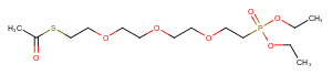 S-acetyl-PEG3-phosphonic acid ethyl ester图片