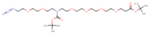 N-(Azido-PEG2)-N-Boc-PEG4-Boc图片