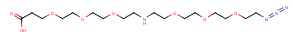 N-(Azido-PEG3)-NH-PEG3-acid图片