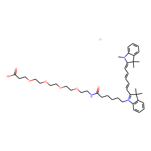 Cy5-PEG4-acid图片