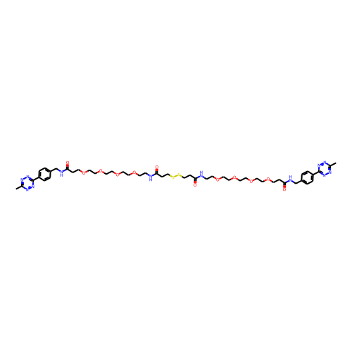 Methyltetrazine-PEG4-SS-PEG4-methyltetrazine图片