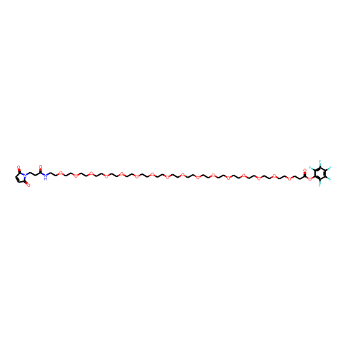 Mal-NH-PEG16-CH2CH2COOPFP ester图片