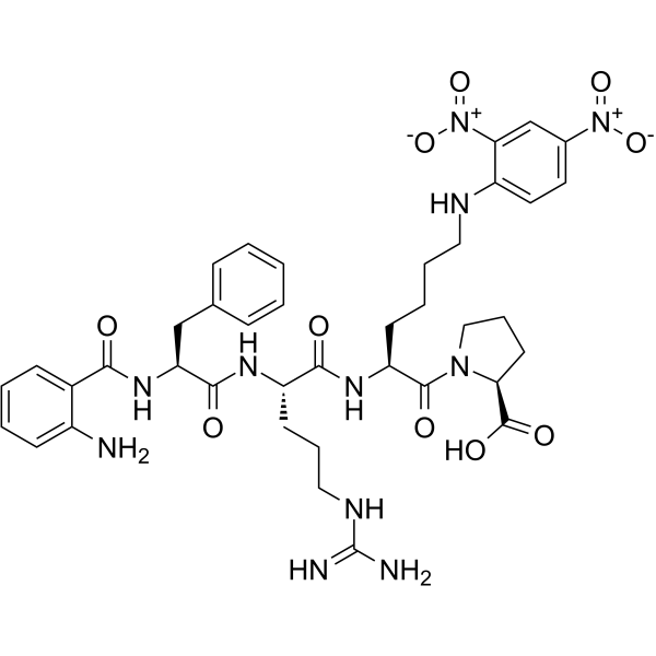 Abz-FR-K(Dnp)-P-OH图片