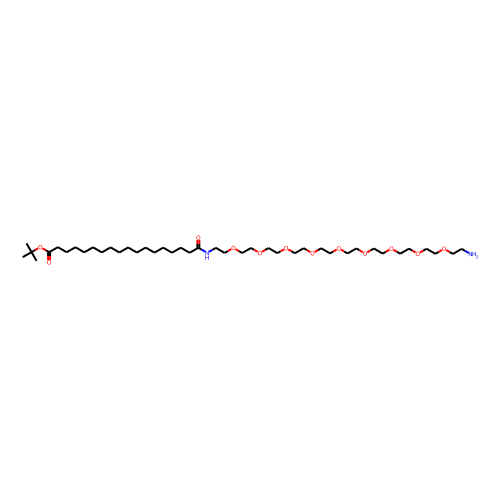 Amino-PEG9-amido-C16-Boc图片