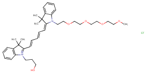 N-(m-PEG4)-N'-hydroxypropyl-Cy5图片