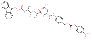Fmoc-Ala-Ala-Asn-PABC-PNP图片