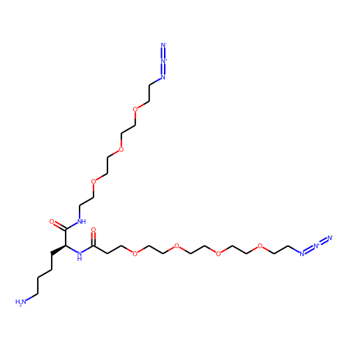 NH2-C5-PEG4-N3-L-Lysine-PEG3-N3图片