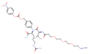 Azido-PEG3-Val-Cit-PAB-PNP图片