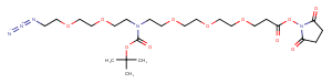 N-(Azido-PEG2)-N-Boc-PEG3-NHS ester图片