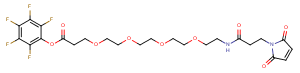 Mal-NH-PEG4-CH2CH2COOPFP ester图片