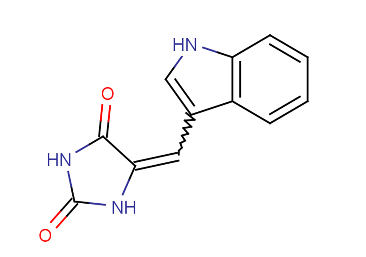5-[(1H-indol-3-yl)methylidene]imidazolidine-2,4-dioneͼƬ