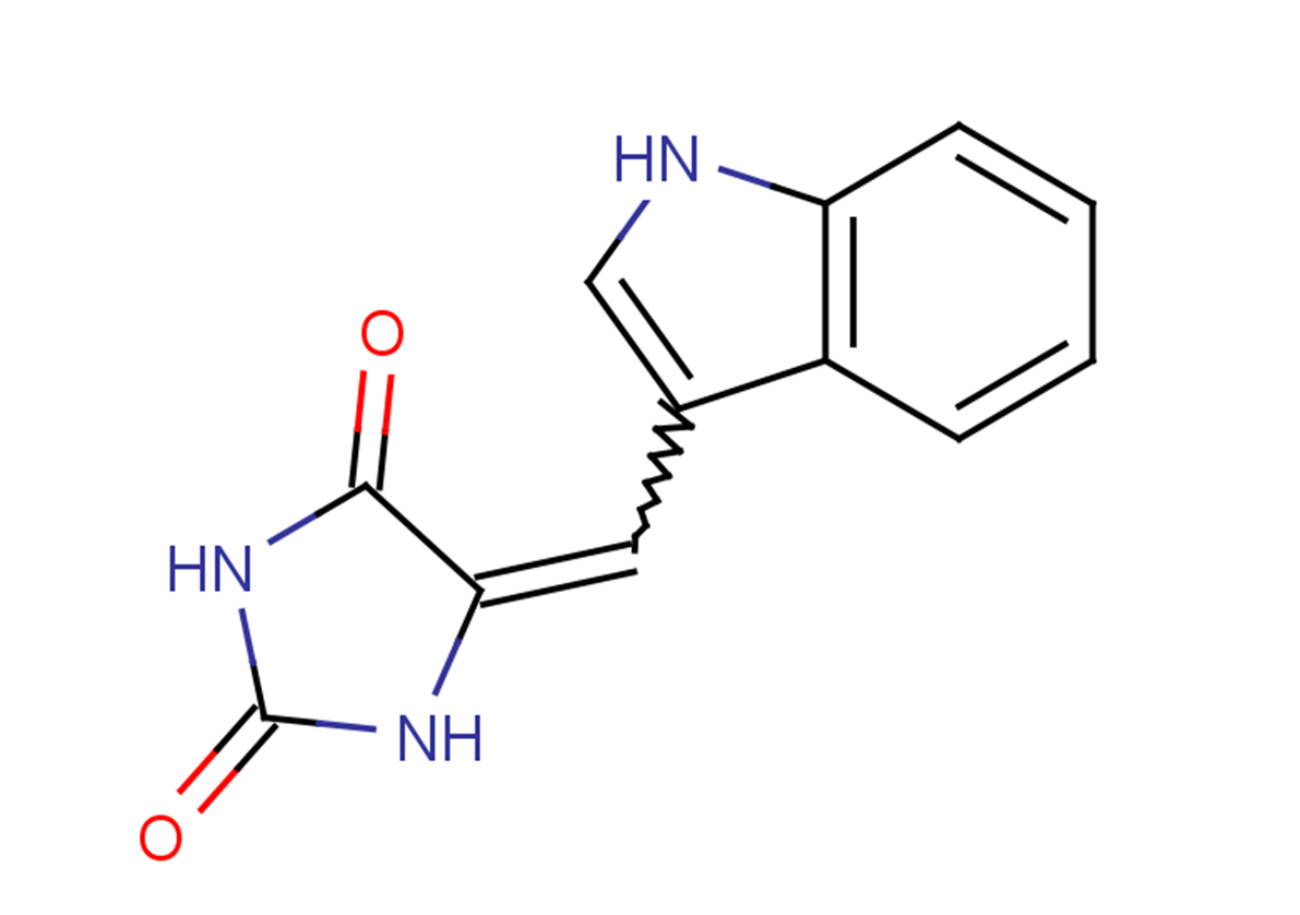 5-[(1H-indol-3-yl)methylidene]imidazolidine-2,4-dione图片