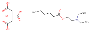 Diethyl aminoethyl hexanoate citrate图片