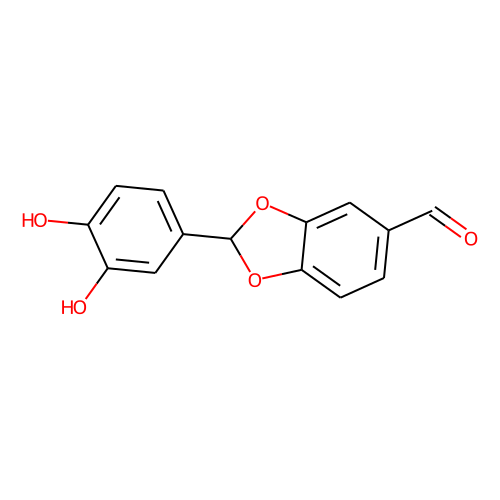 2-(3,4-Dihydroxyphenyl)-1,3-benzodioxole-5-carboxaldehydeͼƬ
